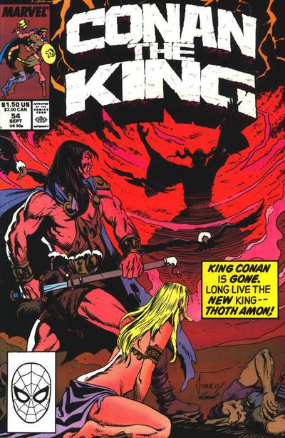 King Conan / Conan the King Night Hunt / Genjis |  Issue#54A | Year:1989 | Series: Conan | Pub: Marvel Comics |