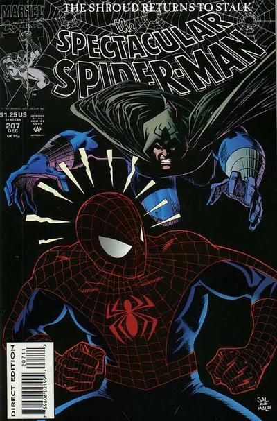 The Spectacular Spider-Man, Vol. 1 Screaming Crimson / New Values |  Issue#207A | Year:1993 | Series: Spider-Man |