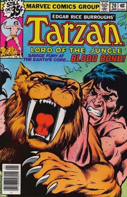 Tarzan (Marvel Comics) Blood Money and Human Bondage, Part Six: Blood Bond! |  Issue#20A | Year:1979 | Series: Tarzan | Pub: Marvel Comics