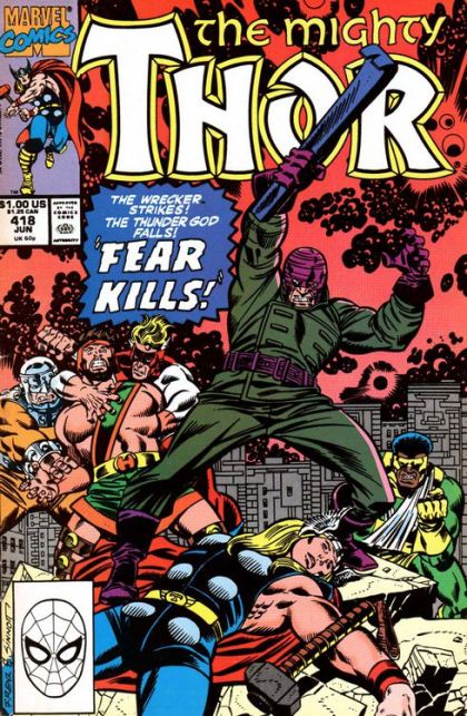 Thor, Vol. 1 Fear Kills |  Issue#418A | Year:1990 | Series: Thor | Pub: Marvel Comics