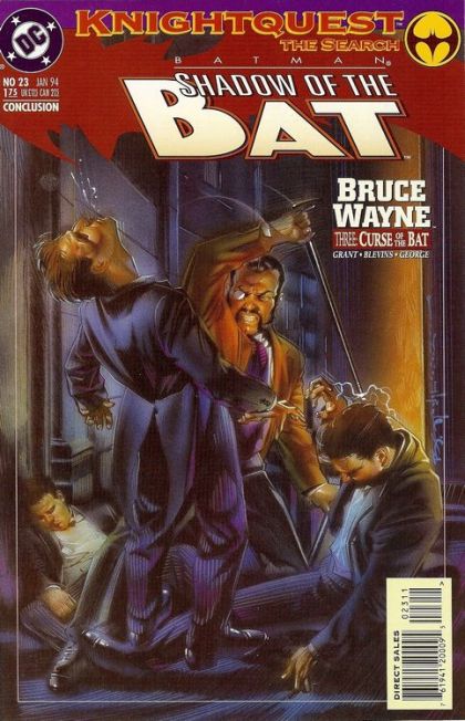 Batman: Shadow of the Bat Knightquest: The Search - Bruce Wayne, Part 3: Curse Of The Bat |  Issue#23A | Year:1993 | Series: Batman |