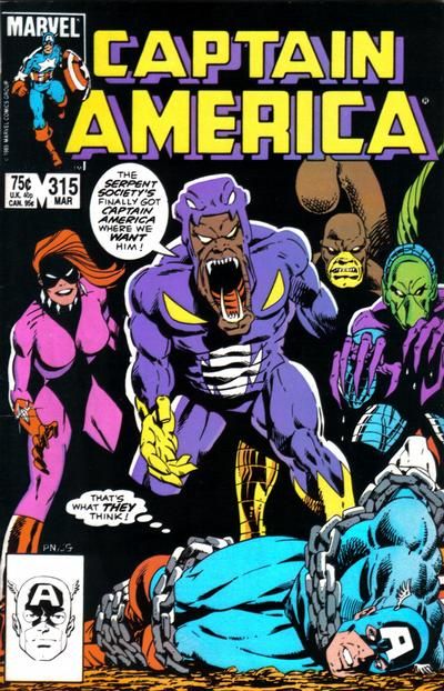 Captain America, Vol. 1 The Hard Sell |  Issue#315A | Year:1985 | Series: Captain America | Pub: Marvel Comics |