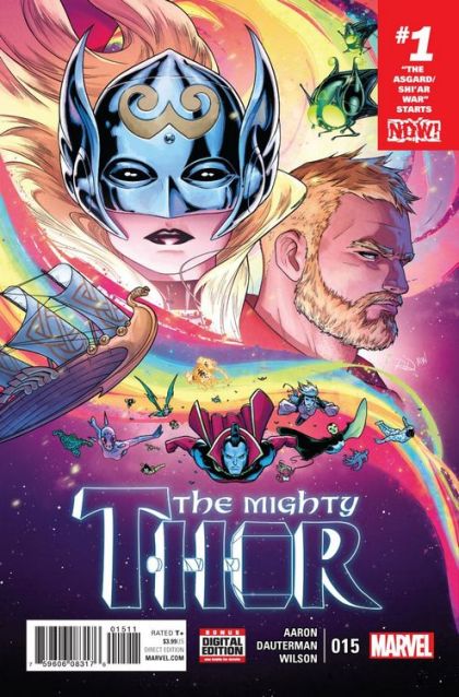 The Mighty Thor, Vol. 2 Asgard/Shi'Ar War, A Day Which Will Live in Immortal Infamy |  Issue#15A | Year:2017 | Series: Thor | Pub: Marvel Comics | Russell Dauterman Regular