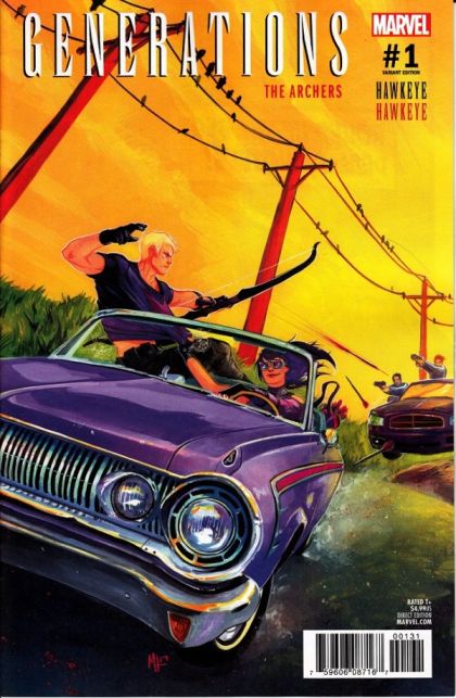 Generations: Hawkeye & Hawkeye  |  Issue#1C | Year:2017 | Series:  |  Incentive Meghan Hetrick Variant Cover