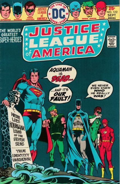 Justice League of America, Vol. 1 The Great Identity Crisis |  Issue#122 | Year:1975 | Series: Justice League | Pub: DC Comics |