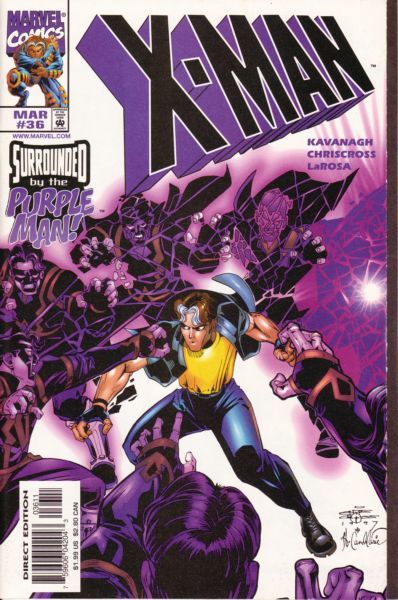 X-Man Messiah Complex, Part 3 |  Issue#36A | Year:1998 | Series: X-Men | Pub: Marvel Comics