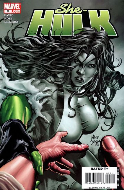 She-Hulk, Vol. 2 Jaded, Episode 1 |  Issue#22A | Year:2007 | Series: Hulk | Pub: Marvel Comics | Mike Deodato Jr. Regular Cover