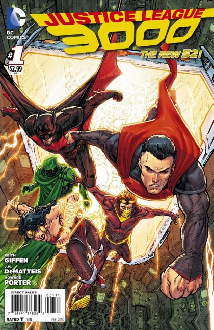 Justice League 3000 Yesterday Lives |  Issue#1A | Year:2013 | Series: Justice League | Pub: DC Comics | Howard Porter Regular Cover