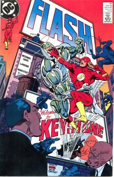 Flash, Vol. 2 Welcome to Keystone City |  Issue#32A | Year:1989 | Series: Flash | Pub: DC Comics