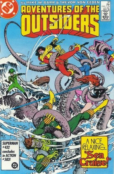 Adventures of the Outsiders Won't You Let Me Take You On A... Sea Cruise? |  Issue#37A | Year:1986 | Series: Outsiders |