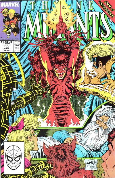 New Mutants, Vol. 1 Acts of Vengeance - The Killing Stroke |  Issue#85A | Year:1989 | Series: New Mutants | Pub: Marvel Comics