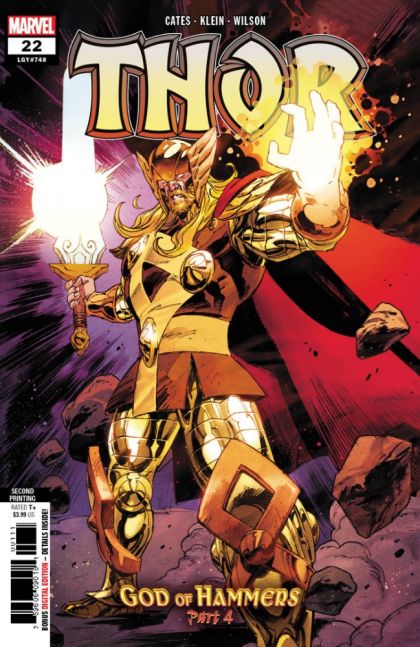 Thor, Vol. 6 God of Hammers, Part Four Of Five |  Issue#22D | Year:2022 | Series:  | Pub: Marvel Comics | 2nd Printing Nic Klein Variant
