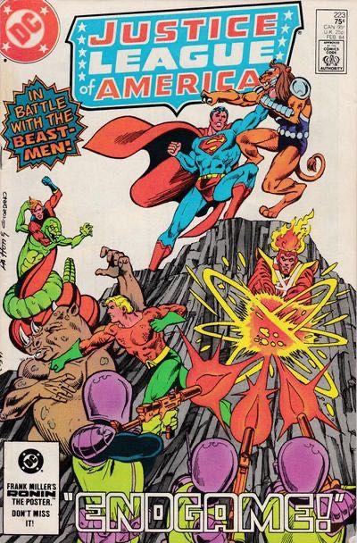 Justice League of America, Vol. 1 Beasts, Blood Sport |  Issue#223A | Year:1984 | Series: Justice League | Pub: DC Comics