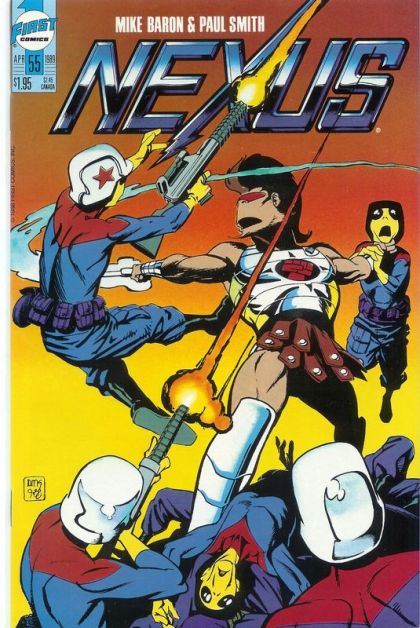 Nexus, Vol. 2 A Job for the Guccis |  Issue#55 | Year:1989 | Series: Nexus | Pub: First Comics