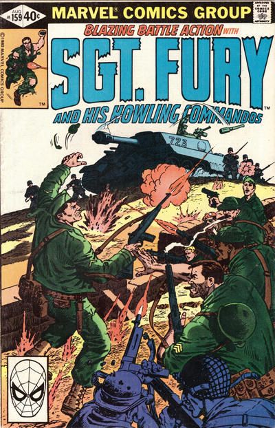 Sgt. Fury and His Howling Commandos To Die With Honor |  Issue#159A | Year:1980 | Series: Nick Fury - Agent of S.H.I.E.L.D. | Pub: Marvel Comics