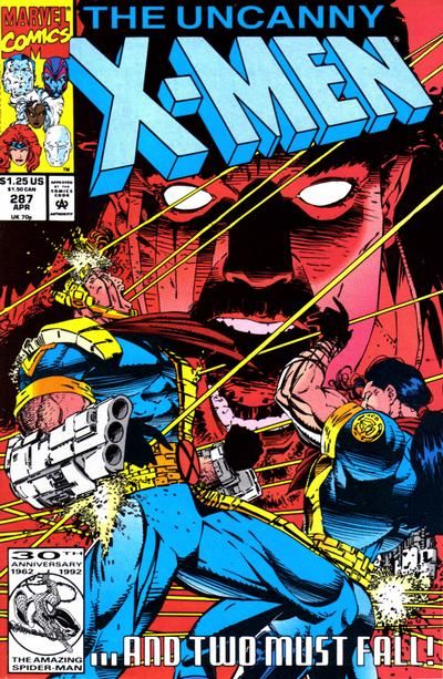 Uncanny X-Men Bishop To King's Five! |  Issue#287A | Year:1992 | Series: X-Men | Pub: Marvel Comics