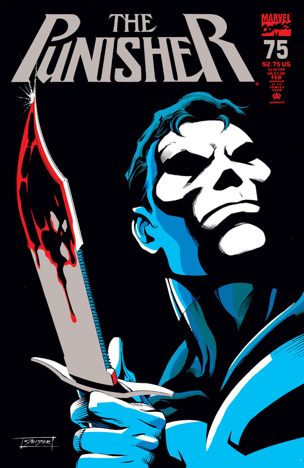 The Punisher Police Action (Foil Enhanced Cover) |  Issue#75A | Year:1993 | Series: Punisher | Pub: Marvel Comics