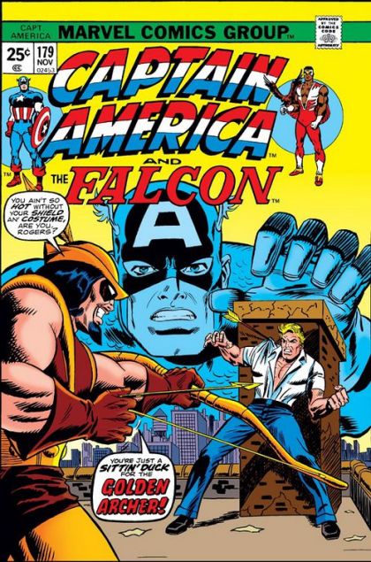 Captain America, Vol. 1 Slings and Arrows |  Issue#179A | Year:1974 | Series: Captain America | Pub: Marvel Comics |