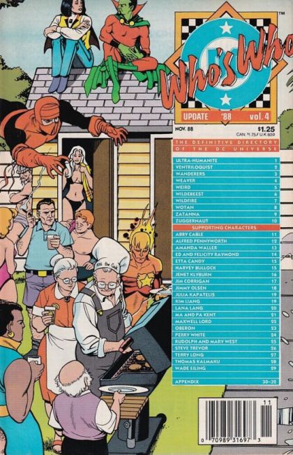 Who's Who: Update '88 Ultra-Humanite to Zuggernaut; Abby Cable to Wade Eling; Appendix |  Issue#4B | Year:1988 | Series:  | Pub: DC Comics