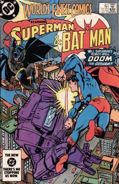 World's Finest Comics Hacker |  Issue#311A | Year:1985 | Series: World's Finest | Pub: DC Comics |