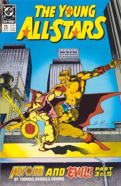 Young All-Stars Atom and Evil, The Alchemists |  Issue#23 | Year:1989 | Series: JSA |