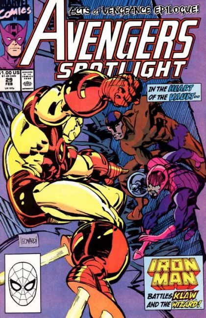 Avengers: Spotlight, Vol. 1 Acts of Vengeance - Epilogue: What's the Point?/Tales from the Vault |  Issue#29A | Year:1989 | Series: Avengers |