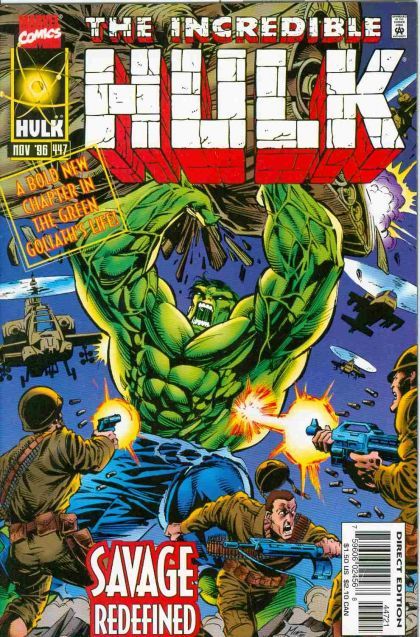 The Incredible Hulk, Vol. 1 Survivor's Guilt |  Issue#447C | Year:1996 | Series: Hulk | Pub: Marvel Comics | Variant Cover
