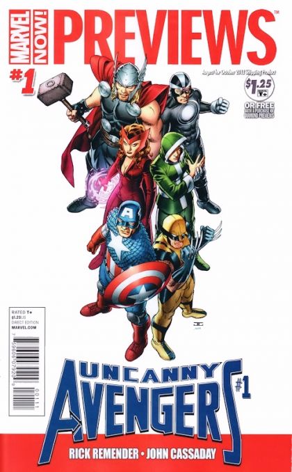 Marvel Previews, Vol. 2 Uncanny Avengers #1 |  Issue#1 | Year:2012 | Series: Marvel Previews | Pub: Marvel Comics
