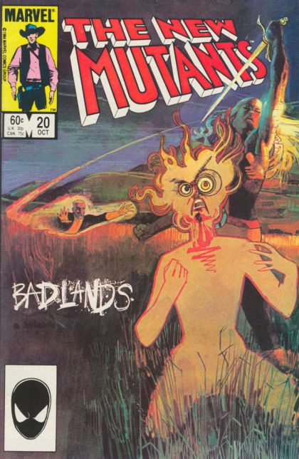 New Mutants Bad Lands |  Issue#20A | Year:1984 | Series: New Mutants | Pub: Marvel Comics