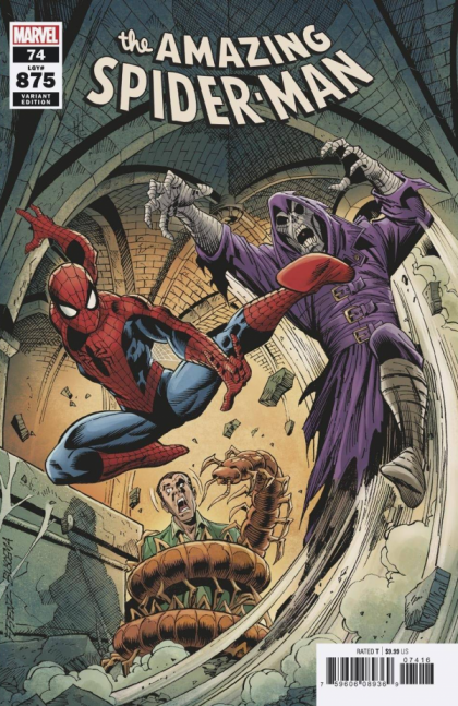 The Amazing Spider-Man, Vol. 5 What Cost Victory? / the Memory / the Complete History of Spider-Man / Janine |  Issue#74J | Year:2021 | Series: Spider-Man | Pub: Marvel Comics | Ron Frenz Variant Cover