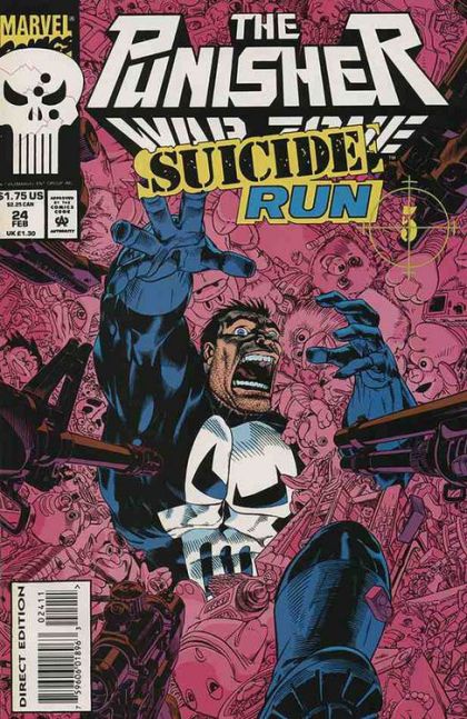 The Punisher: War Zone, Vol. 1 Suicide Run - Part 5: Shhh! |  Issue#24A | Year:1993 | Series: Punisher | Pub: Marvel Comics |