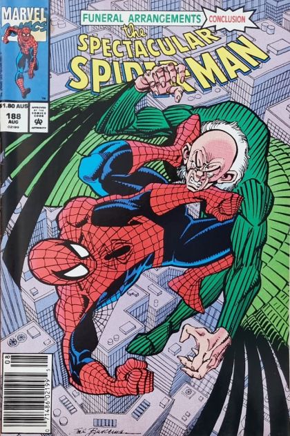 The Spectacular Spider-Man, Vol. 1 Funeral Arrangements, Part 3: Final Judgement |  Issue#188C | Year:1992 | Series: Spider-Man | Pub: Marvel Comics