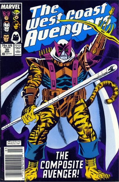 The West Coast Avengers, Vol. 2 None So Blind... |  Issue#30B | Year:1988 | Series:  |