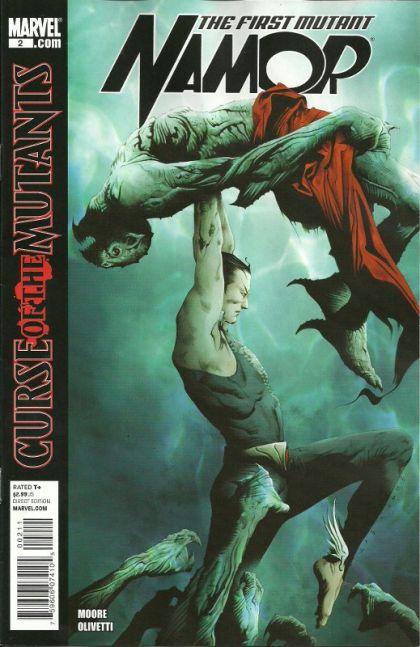 Namor: The First Mutant Curse of the Mutants - Royal Blood, Part Two |  Issue#2A | Year:2010 | Series: Sub-Mariner | Pub: Marvel Comics | Jae Lee Regular Cover
