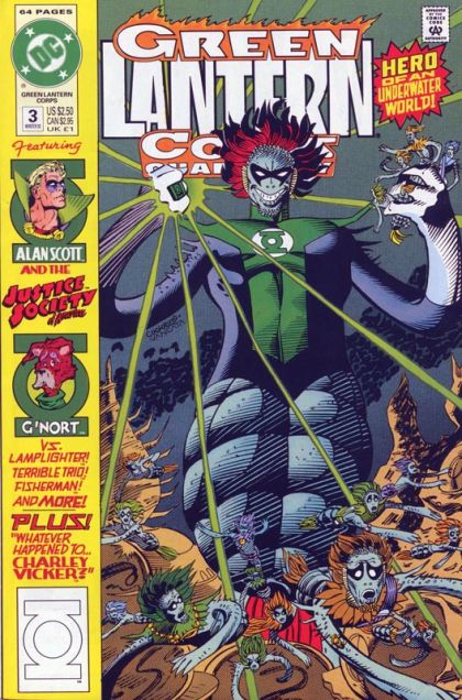 Green Lantern Corps Quarterly The Book of Stories / Depth Charges / Old Friends / G'nortin' But Trouble / Whatever Happened To Charley Vicker? |  Issue#3A | Year:1992 | Series: Green Lantern | Pub: DC Comics