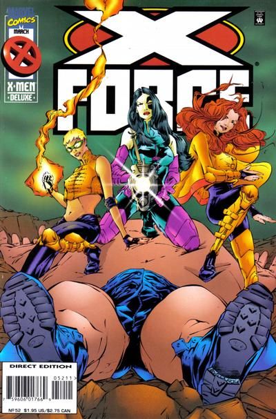 X-Force, Vol. 1 Onslaught - Bad Girls |  Issue#52A | Year:1996 | Series: X-Force | Pub: Marvel Comics