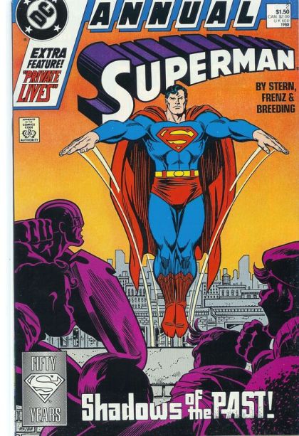 Superman, Vol. 2 Annual The Cadmus Project / Love's Labor |  Issue#2A | Year:1988 | Series: Superman | Pub: DC Comics | Direct Edition