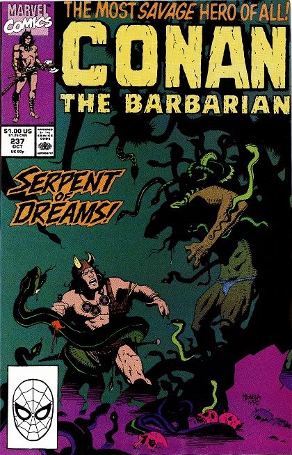 Conan the Barbarian  |  Issue#237A | Year:1990 | Series: Conan | Pub: Marvel Comics | Direct Edition