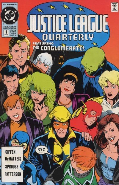 Justice League Quarterly Corporate Manuevers (and Leveraged Buyouts) |  Issue#1A | Year:1990 | Series: JLA | Pub: DC Comics
