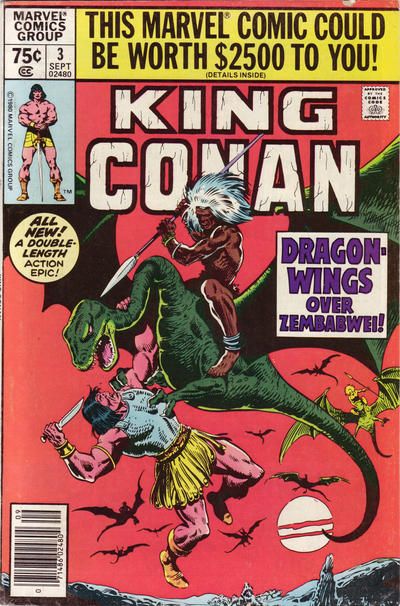 King Conan / Conan the King Red Moon Of Zembabwei |  Issue#3B | Year:1980 | Series: Conan |