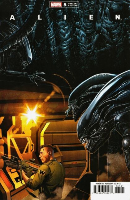 Alien, Vol. 1 (Marvel Comics)  |  Issue#5D | Year:2021 | Series:  | Pub: Marvel Comics | Salvador Larroca & Guru-eFX Variant Cover