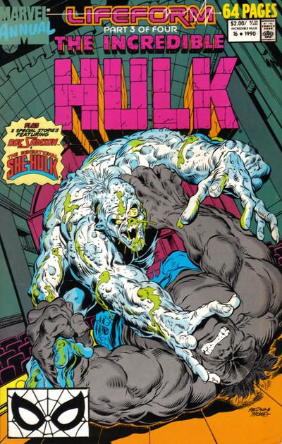 The Incredible Hulk, Vol. 1 Annual Lifeform - 3/4: Quality Of Mercy |  Issue#16A | Year:1990 | Series: Hulk | Pub: Marvel Comics |