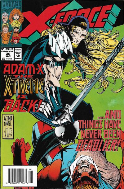 X-Force, Vol. 1 Something Worth Fighting For |  Issue#30B | Year:1993 | Series: X-Force |
