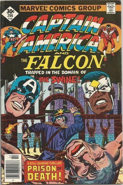 Captain America, Vol. 1 Face to Face with the Swine! |  Issue#206A | Year:1977 | Series: Captain America |