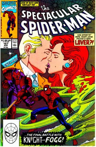The Spectacular Spider-Man, Vol. 1 A Misty Kind Of Memory |  Issue#167A | Year:1990 | Series: Spider-Man | Pub: Marvel Comics