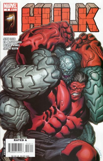 Hulk, Vol. 1 Creatures On the Loose |  Issue#3A | Year:2008 | Series: Hulk | Pub: Marvel Comics | Ed Mcguinness Regular