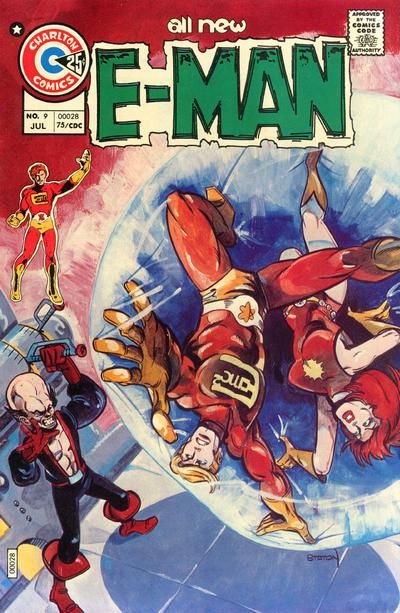 E-Man (Charlton Comics) The Genius Plant / The Wish |  Issue#9 | Year:1975 | Series: E-Man | Pub: Charlton Comics |