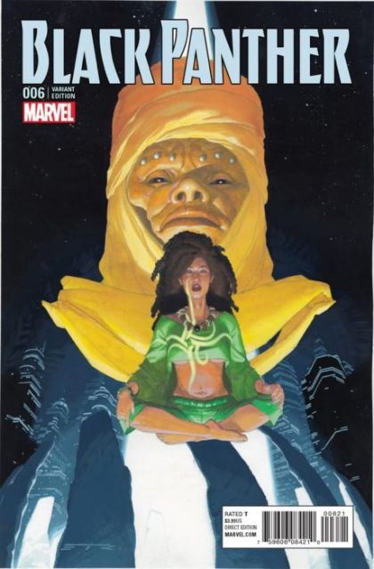 Black Panther, Vol. 6 A Nation Under Our Feet, A Nation Under Our Feet |  Issue#6B | Year:2016 | Series: Black Panther | Pub: Marvel Comics | Variant Esad Ribic Connecting B Cover