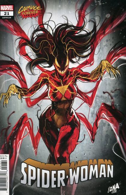Spider-Woman, Vol. 7  |  Issue#21C | Year:2022 | Series:  | Pub: Marvel Comics | David Nakayama Carnage Forever Cover