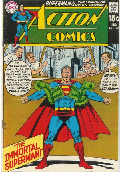 Action Comics, Vol. 1 The Immortal Superman!; The Fallen Star Boy! |  Issue#385 | Year:1969 | Series:  | Pub: DC Comics |